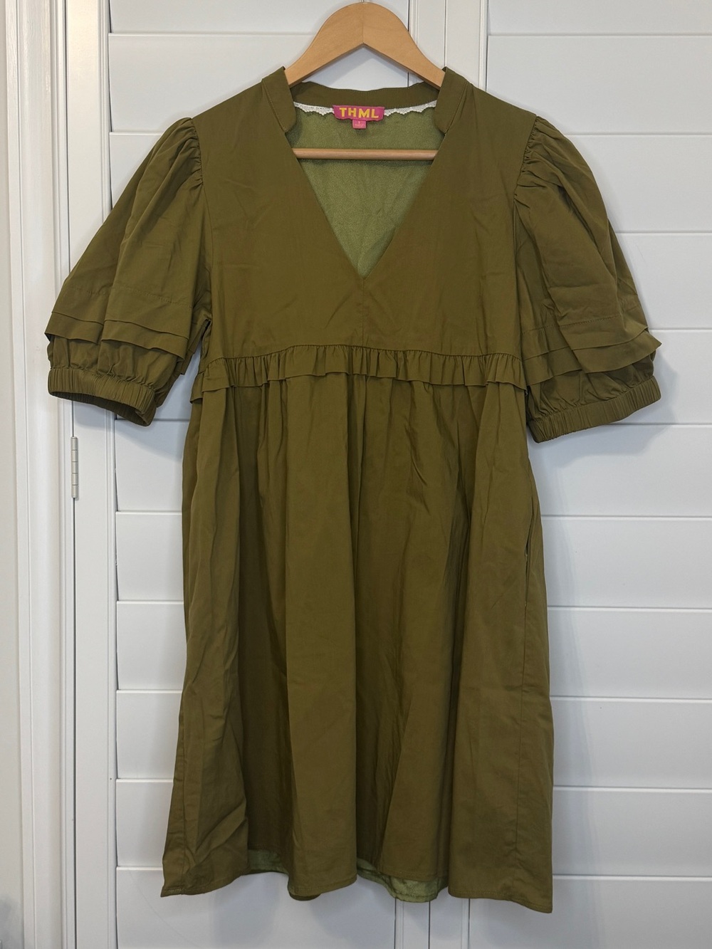 THML green dress